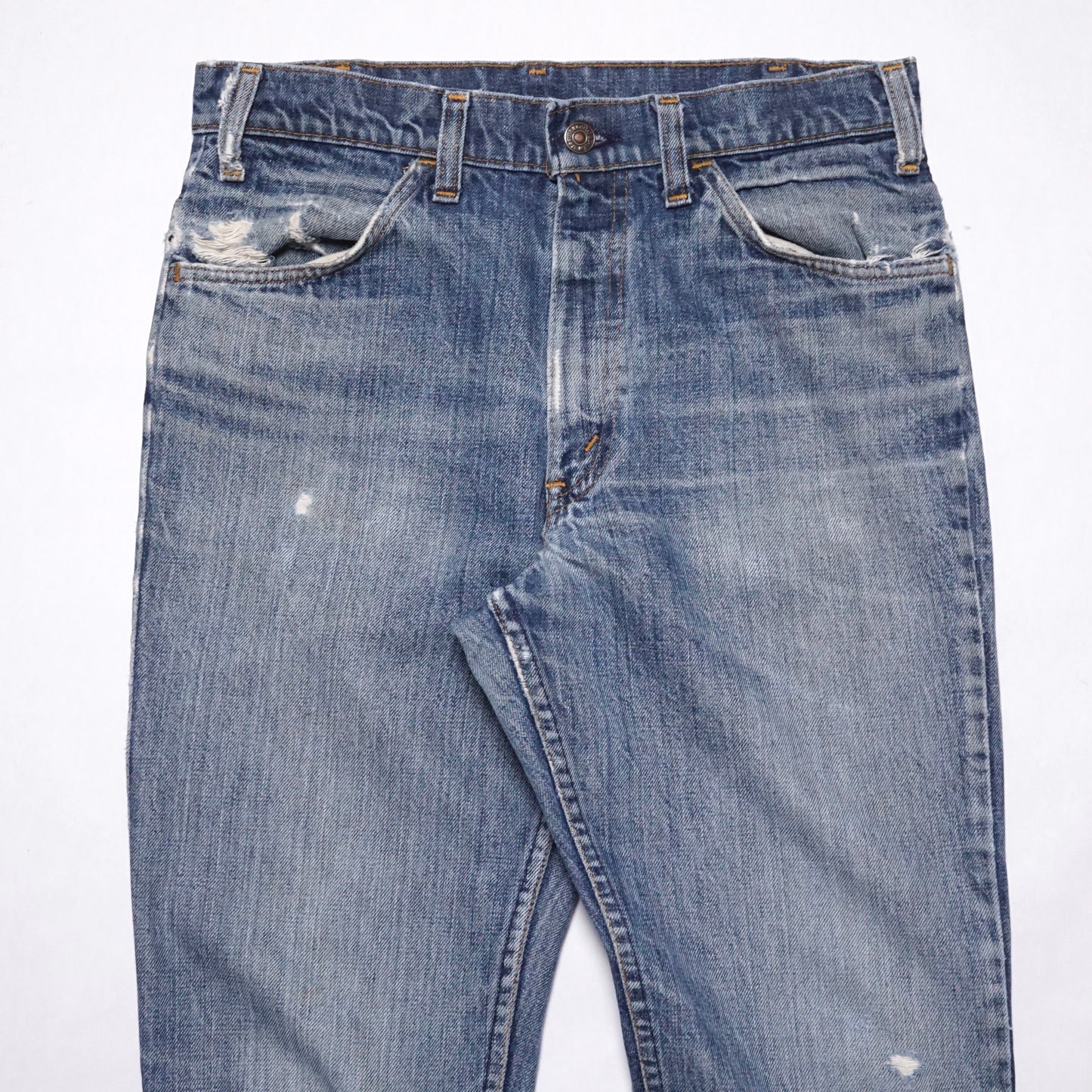 1970s Levi 646 Orange Tab "Distressed" Size: 31W/30L