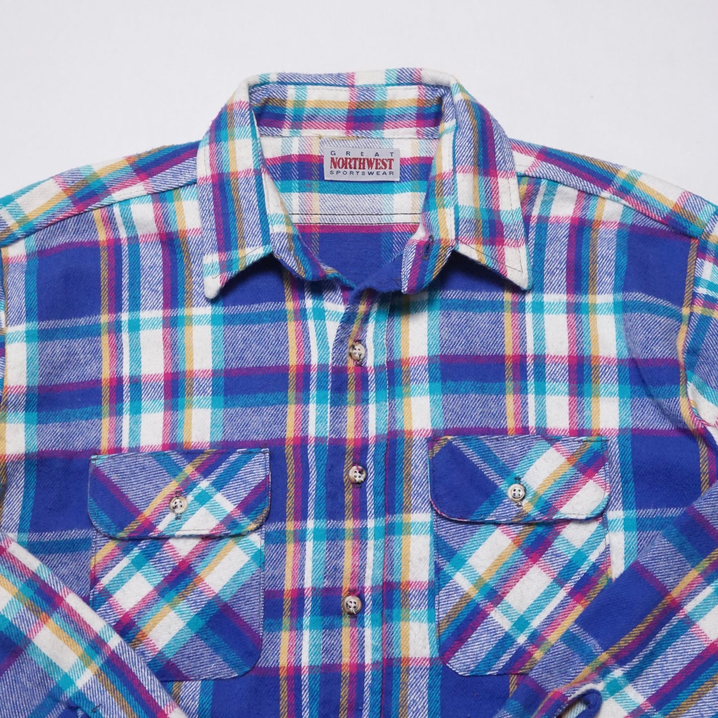 1980s Cotton Flannel Size: XL