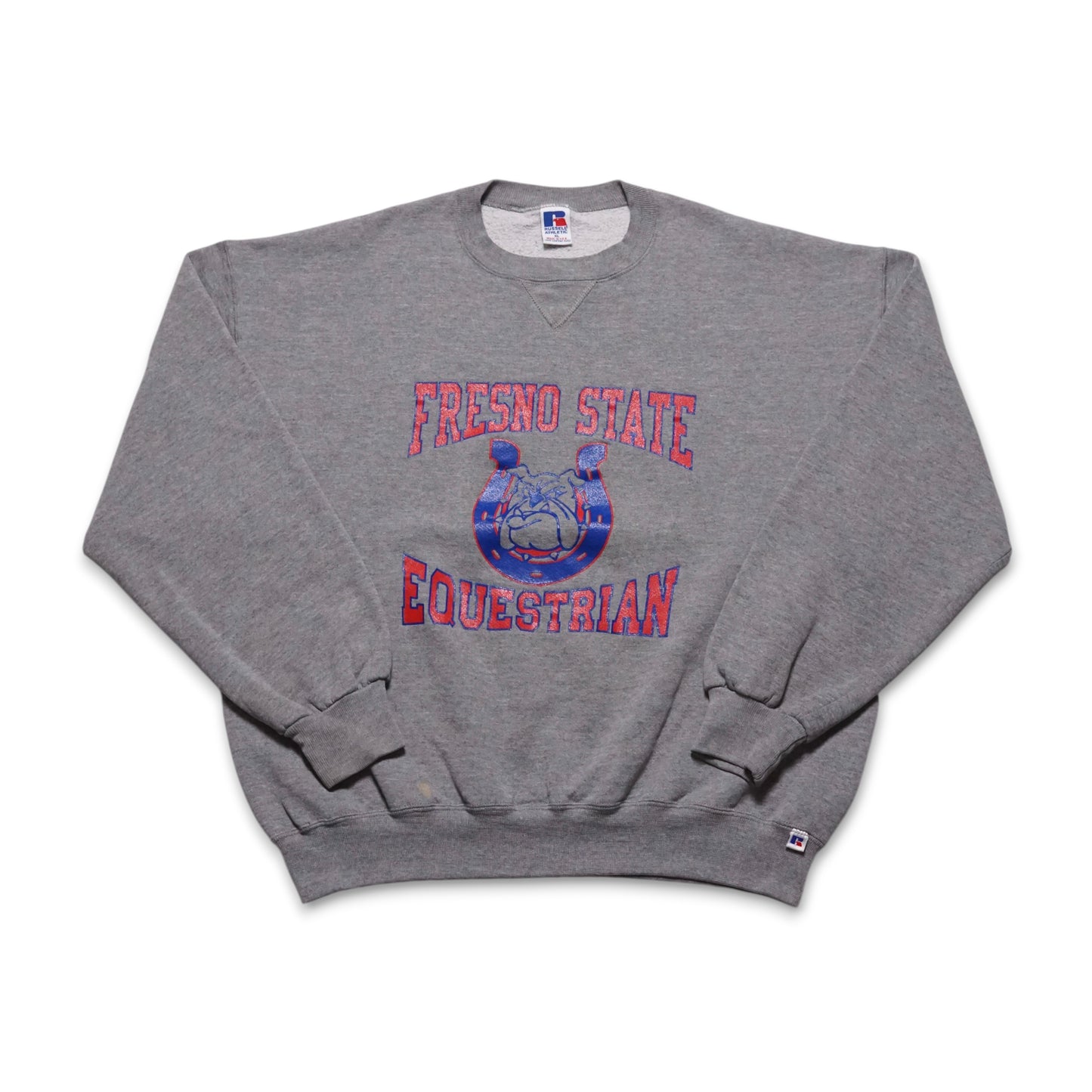 1990s Russell Athletic Sweatshirt "Fresno" Size: XL