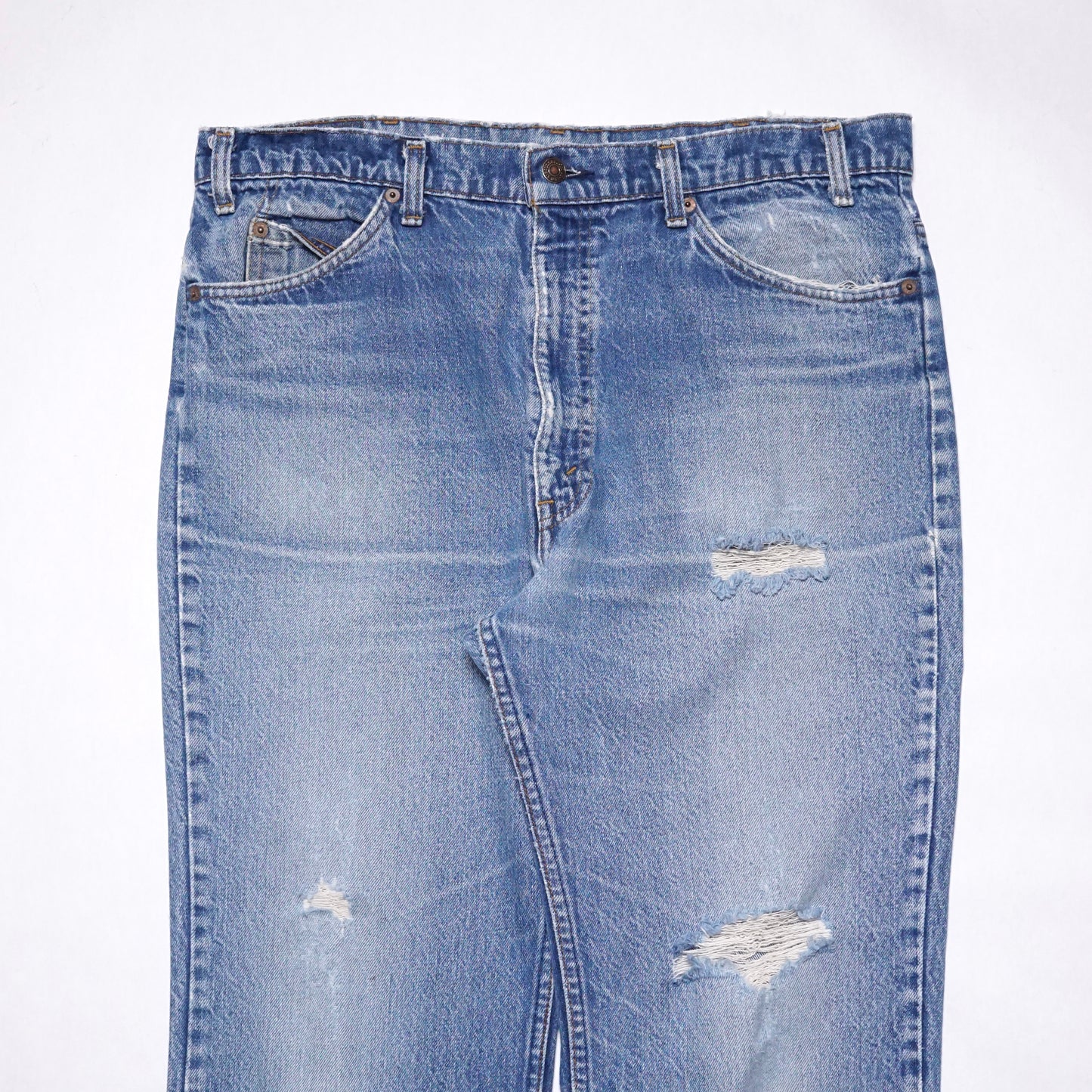 1980s Levi 517 Orange Tab "Distressed" Size: 36W/34L