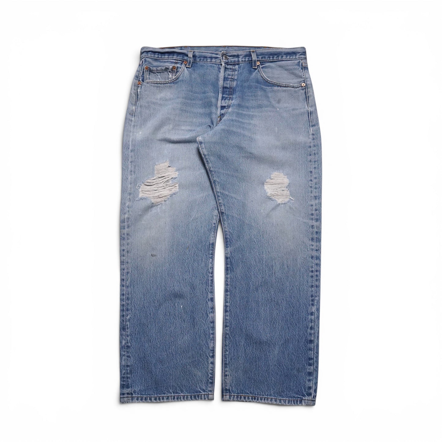 2000s Levi 501 "Distressed" Size: 37W/29L