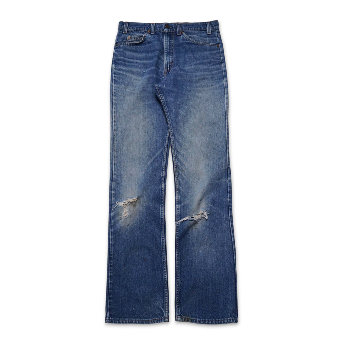 1980s Levi 517 Orange Tab "Distressed" Size: 32W/36L