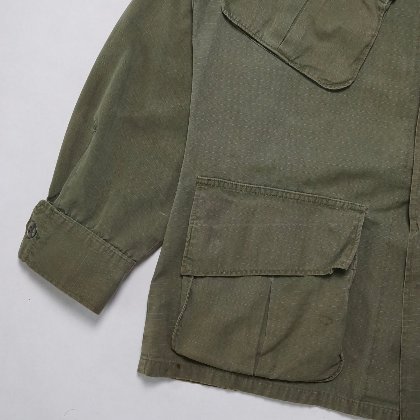 1960s Military Poplin Jungle Jacket Size: M