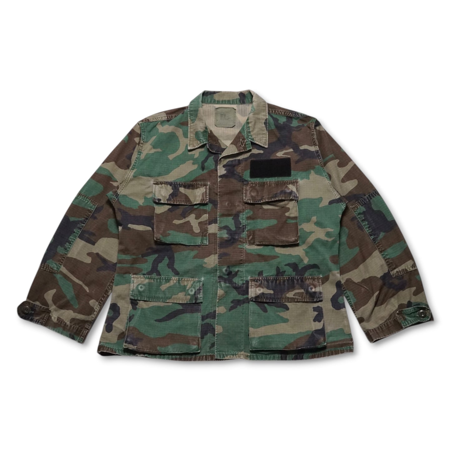 1980s Military Over Shirt "Camo" Size: M