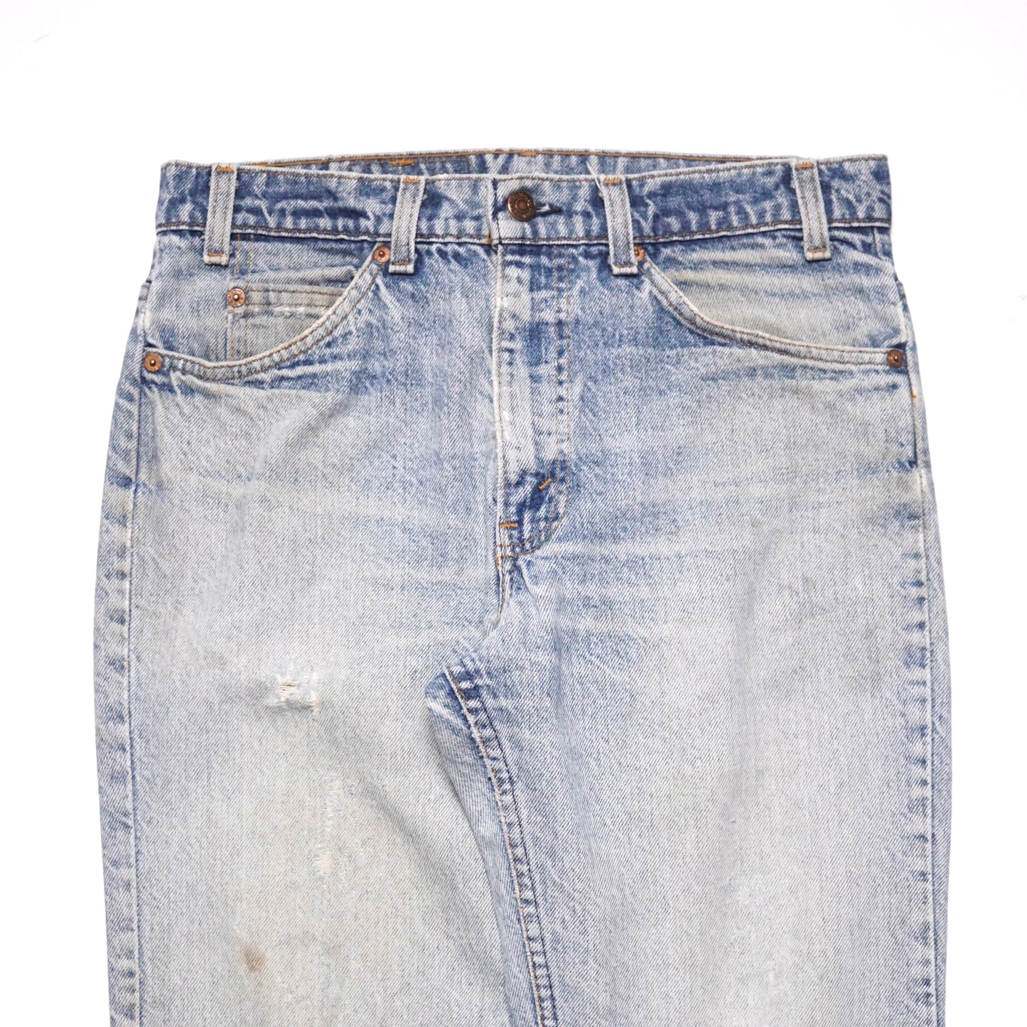 1990s Levi 517 Orange Tab "Distressed" Size: 30W/31L