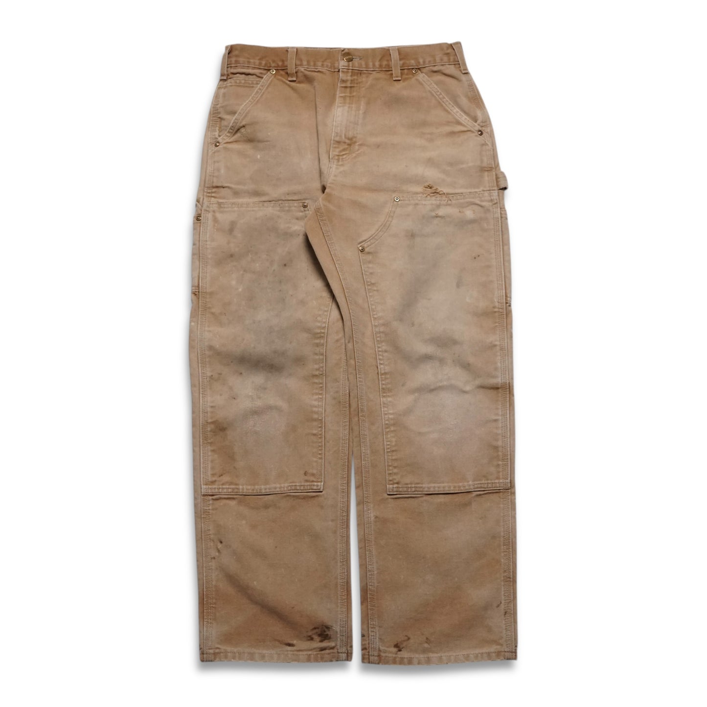 1990s Carhartt Double Knee "Khaki" Size: 31W/29L