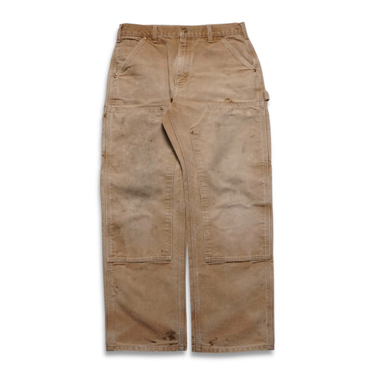 1990s Carhartt Double Knee "Khaki" Size: 31W/29L