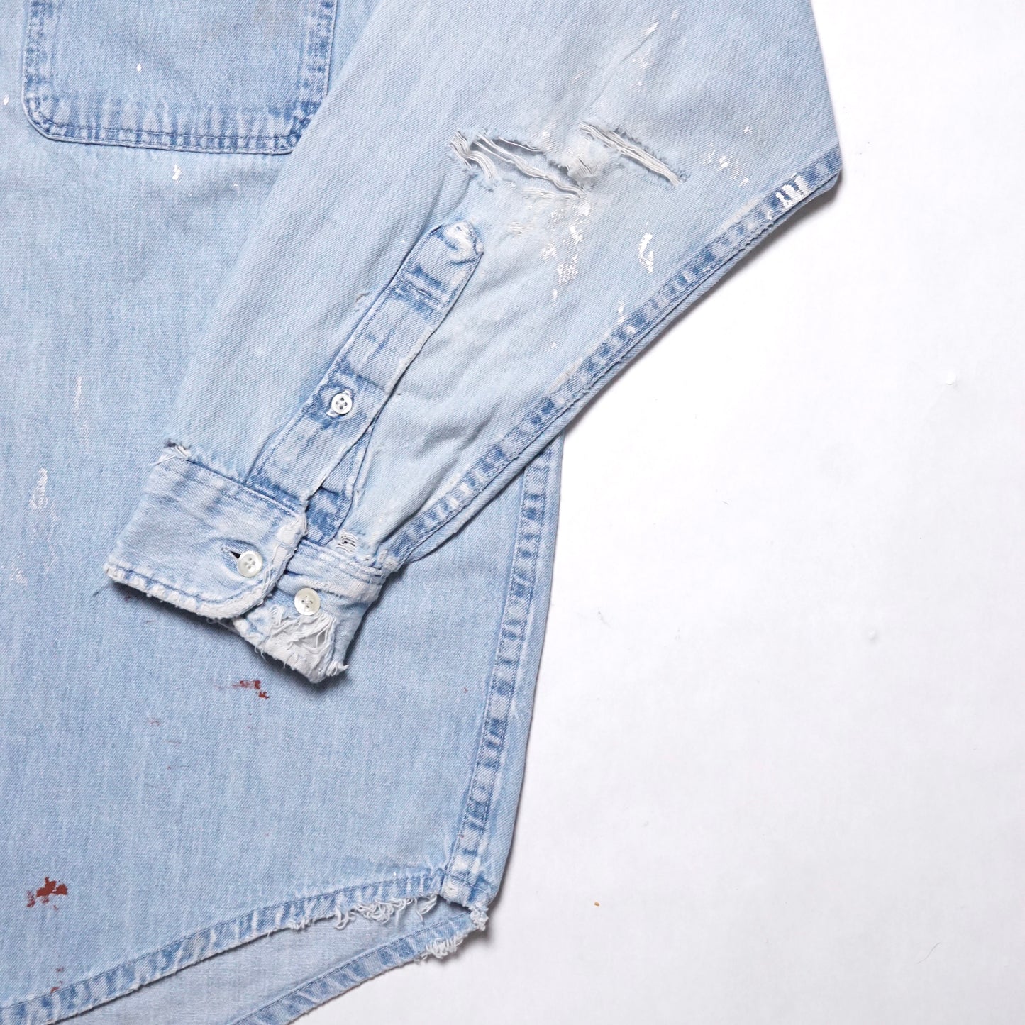 1990s Banana Republic Denim Over Shirt Size: L