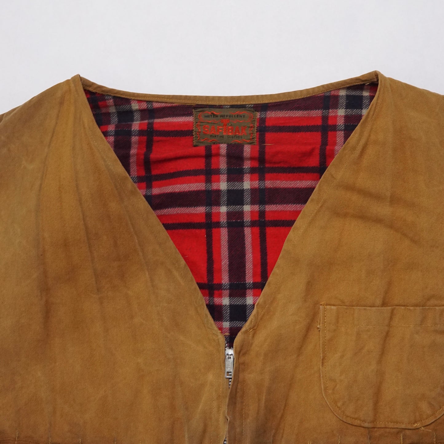 1960s Saftbak Hunting Vest Size: XL