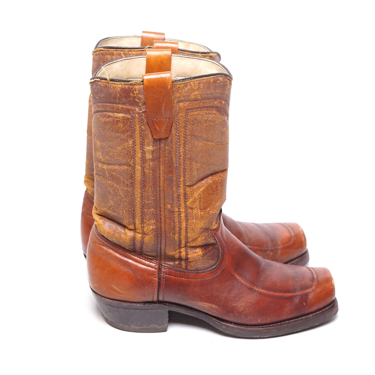 1990s Cowboy Boot "Tan" Size: 9.5M