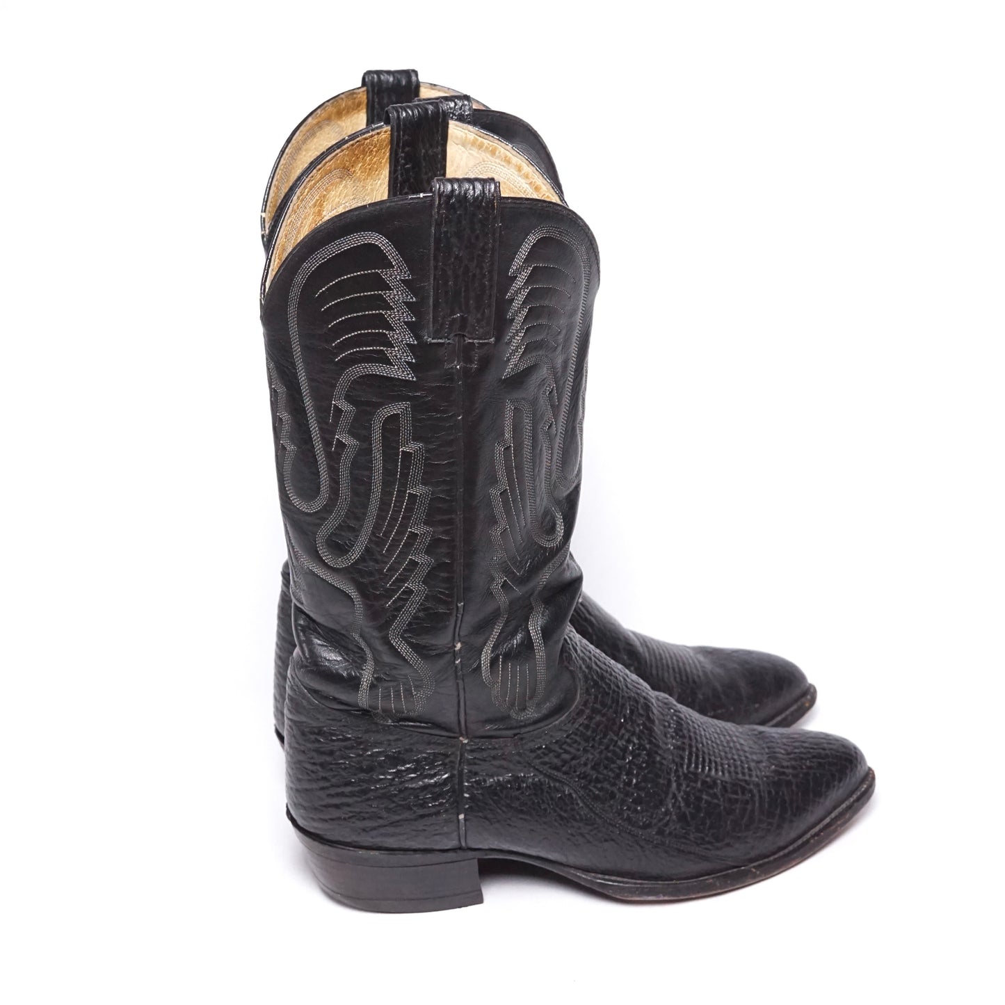 1990s Cowboy Boot "Black" Size: 9.5M