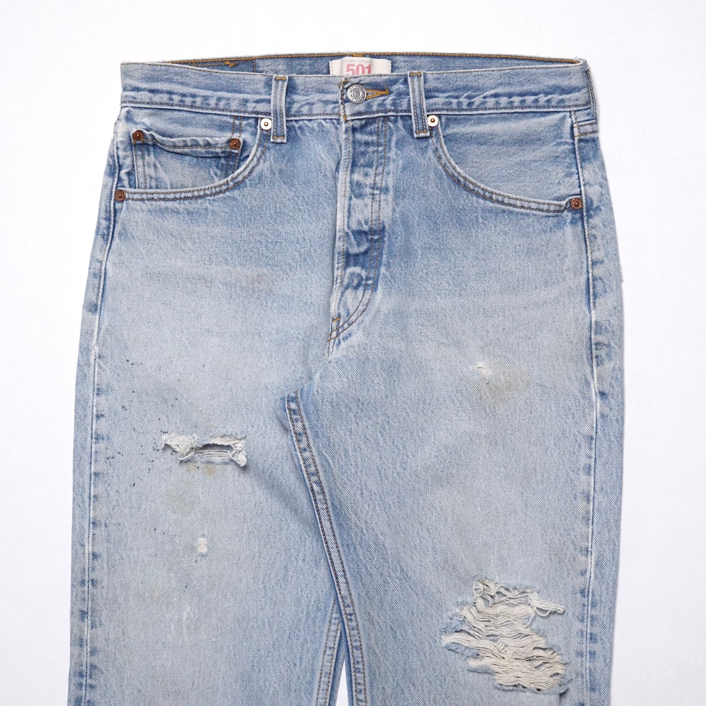 2000s Levi 501 "Distressed" Size: 31W/32L