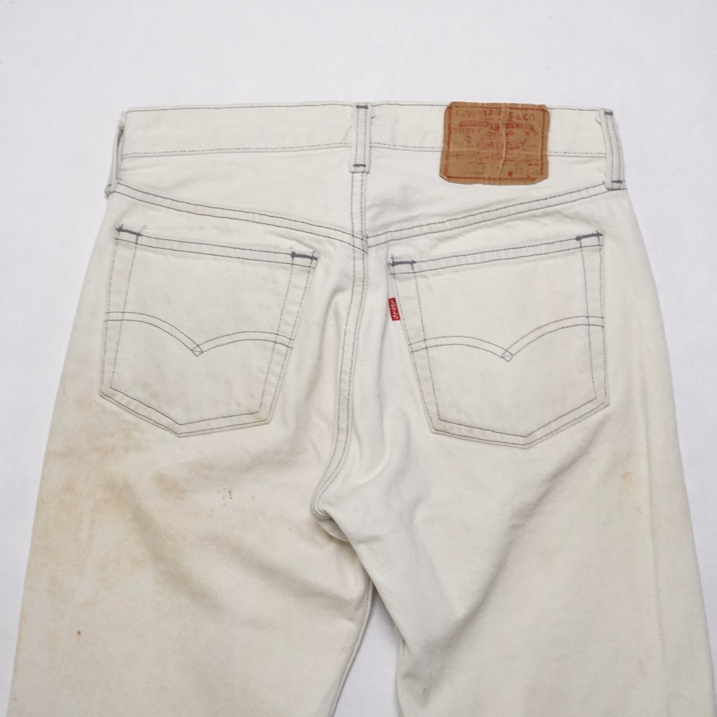 1980s Levi 501 "White" Size: 28W/30L