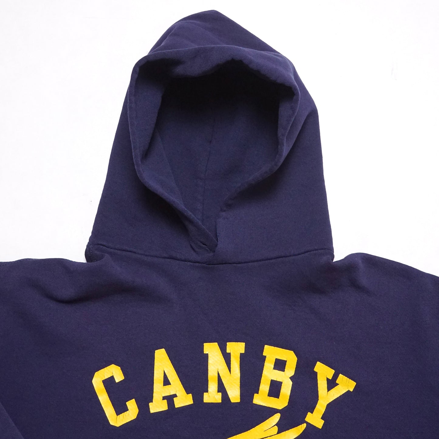 1990s Russell Athletic Hoodie "Canby" Size: L/XL