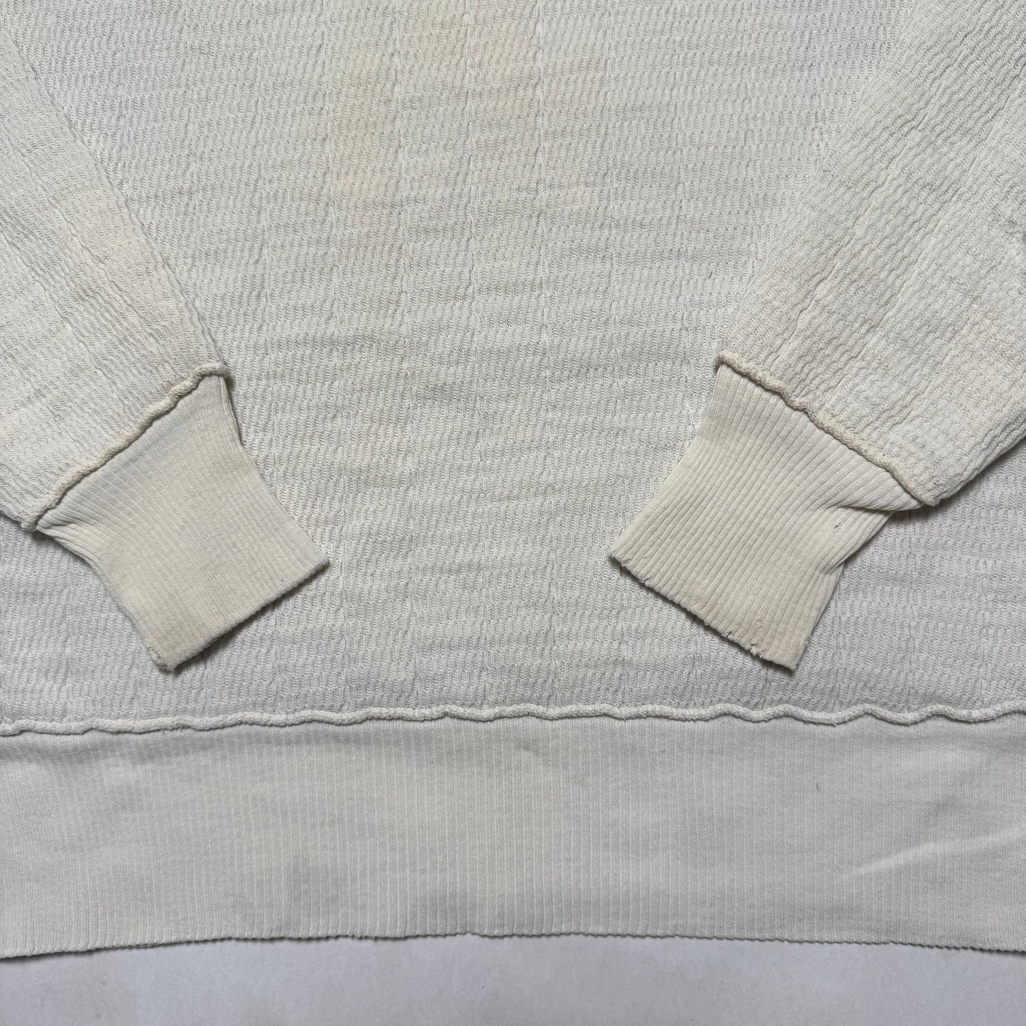 1970s Thermal Sweatshirt Size: S/M