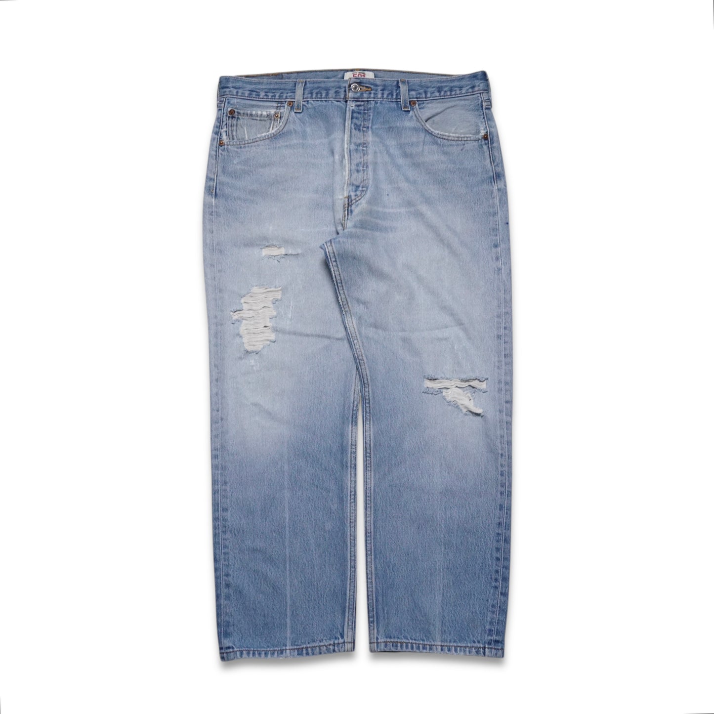 2000s Levi 501 "Distressed" Size: 36W/28L