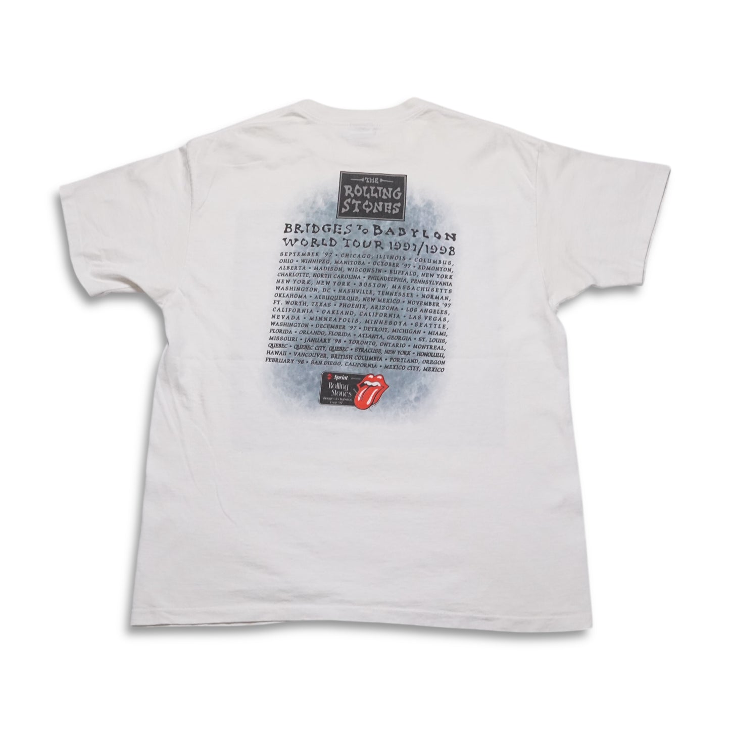 1990s Rolling Stones "Bridges to Babylon" Size: L/XL