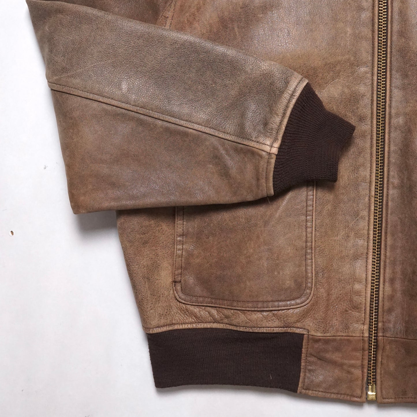 1990s Cooper A-2 Leather Jacket Size: XL