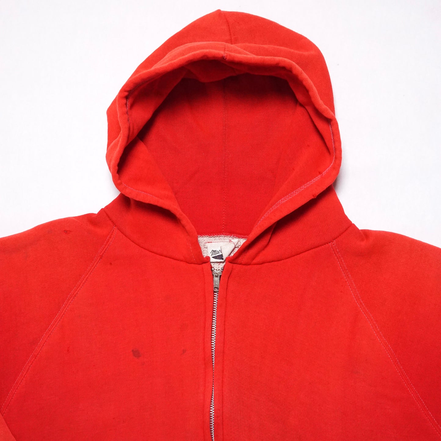 1970s Thermal Lined Zip Up "Red" Size: L/XL