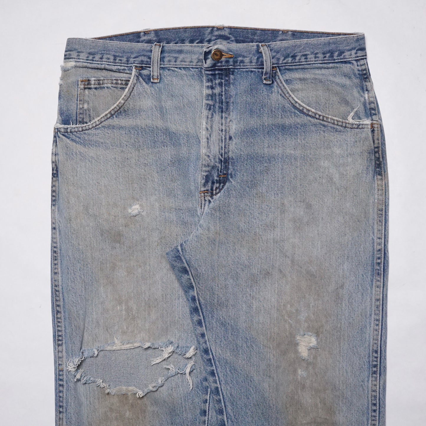 2000s Rustler Denim "Thrashed" Size: 34W/31L