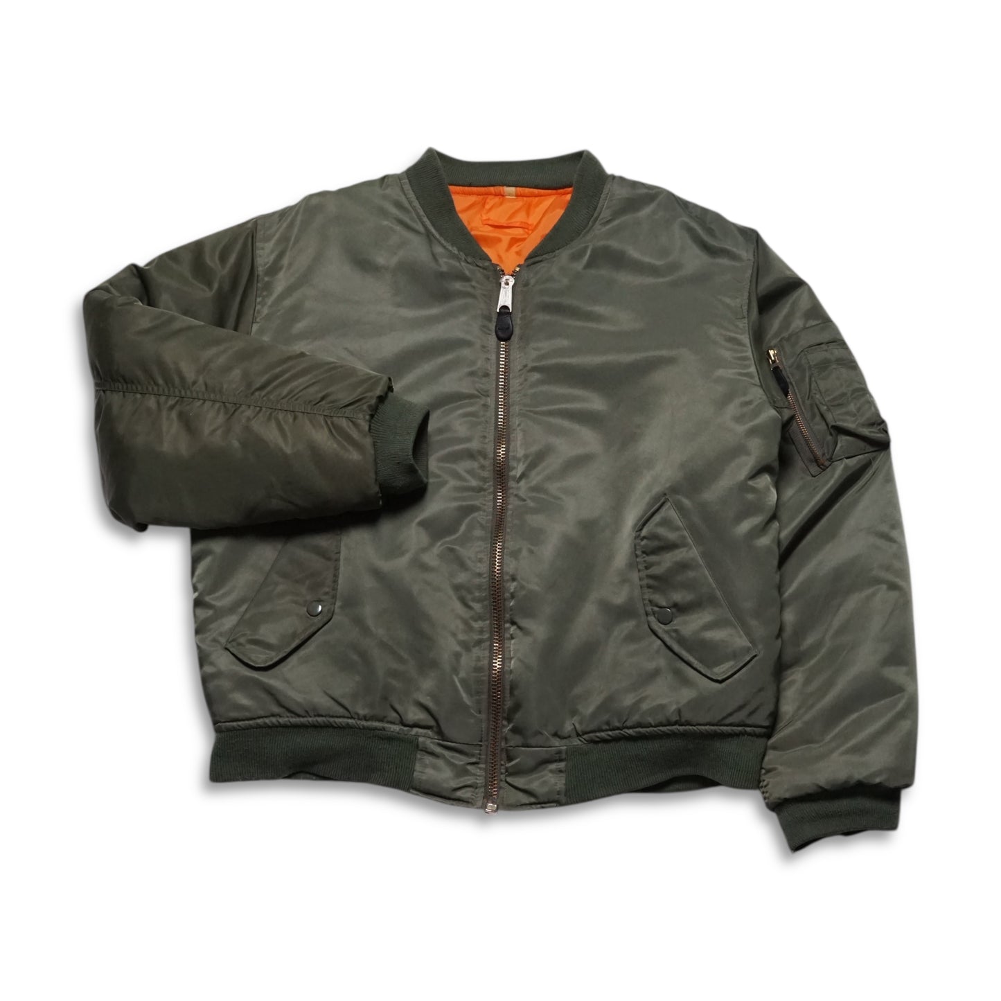 2000s Bomber Flight Jacket Size: M/L