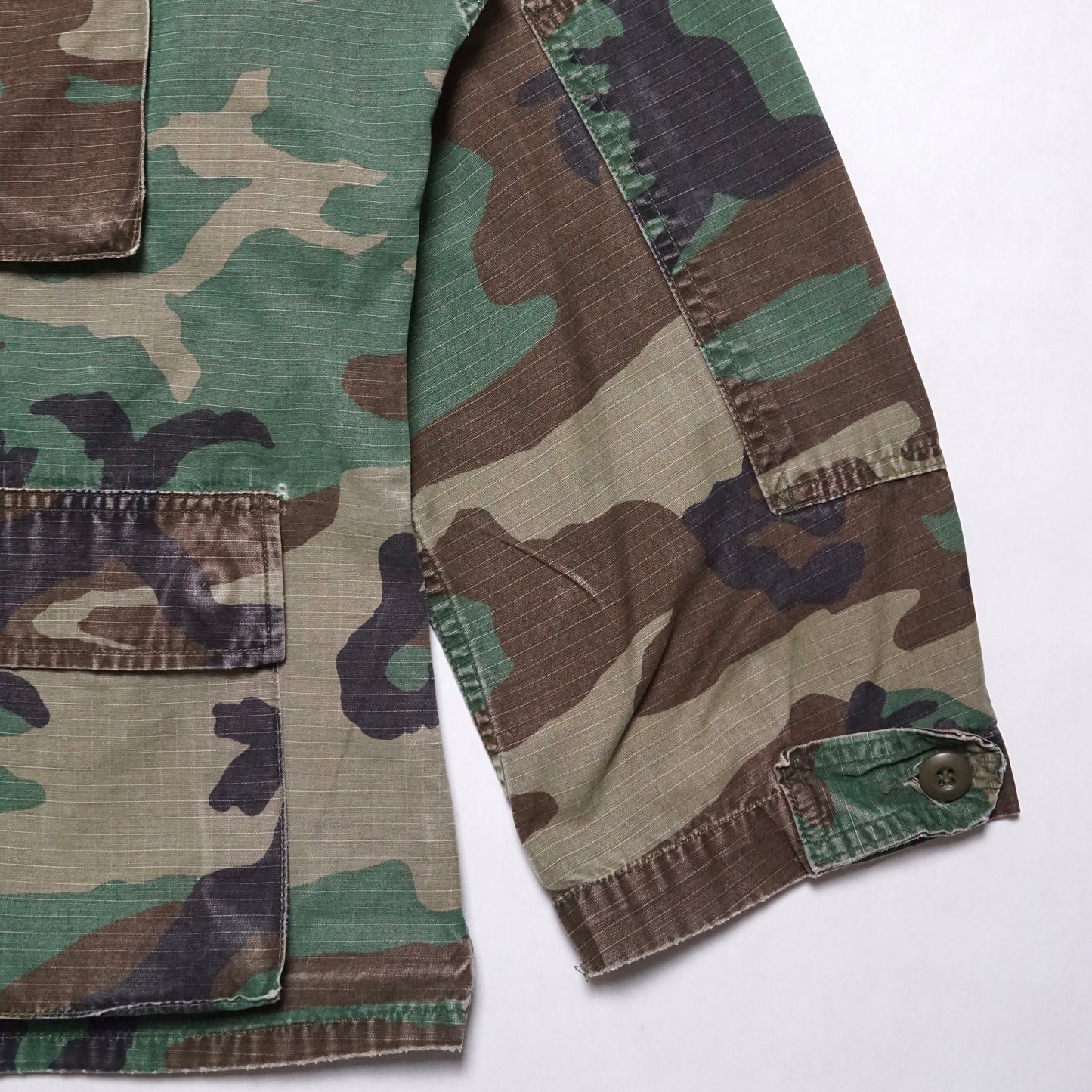 1980s Military Over Shirt "Camo" Size: M