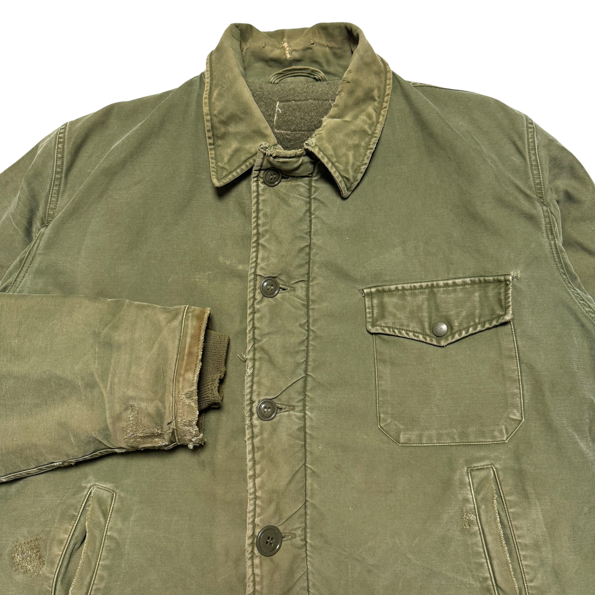 1960s Military A-2 Deck Jacket Size: XL