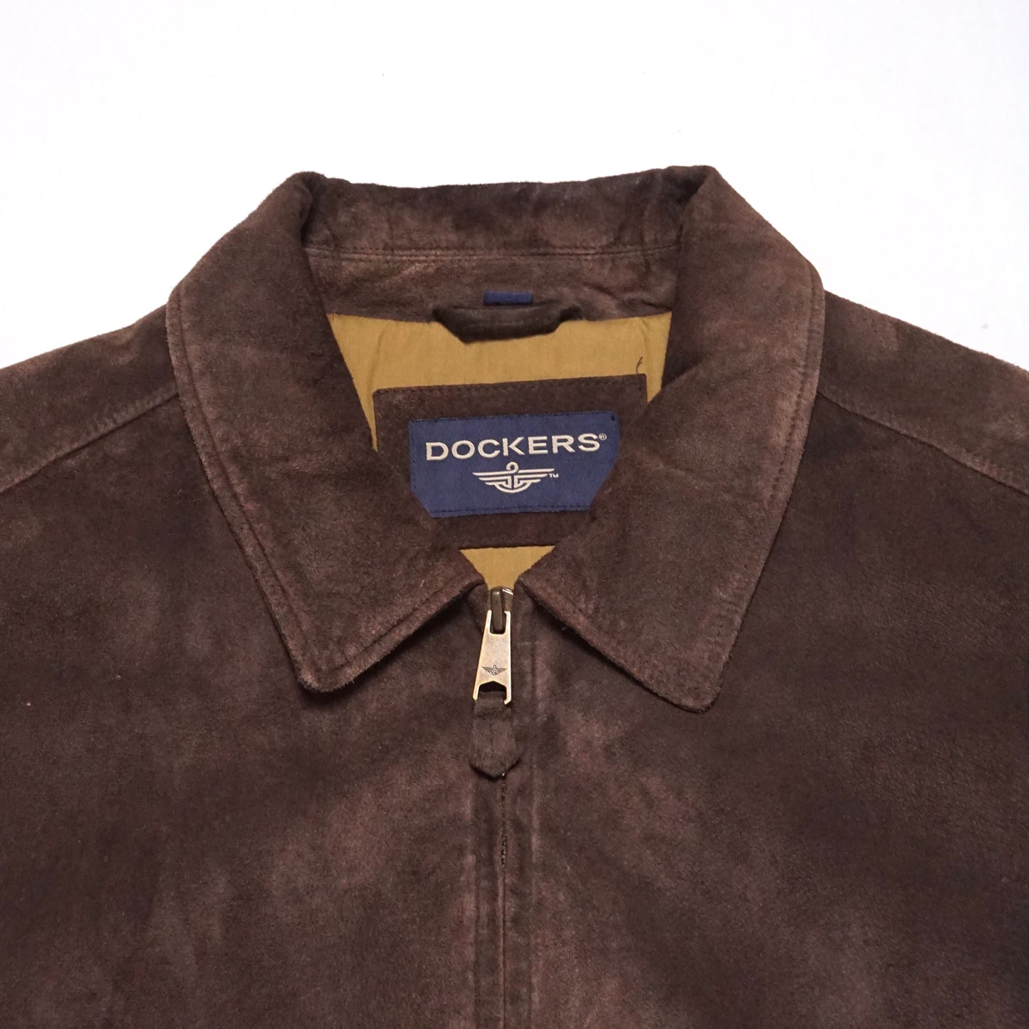 2000s Dockers Suede Jacket "Brown" Size: XL