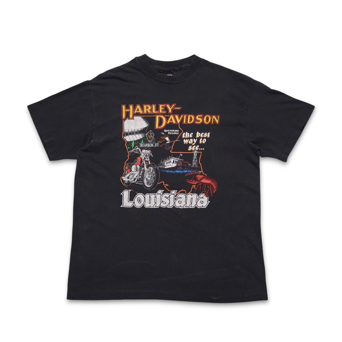 1990s Harley Davidson "Louisiana" Size: M