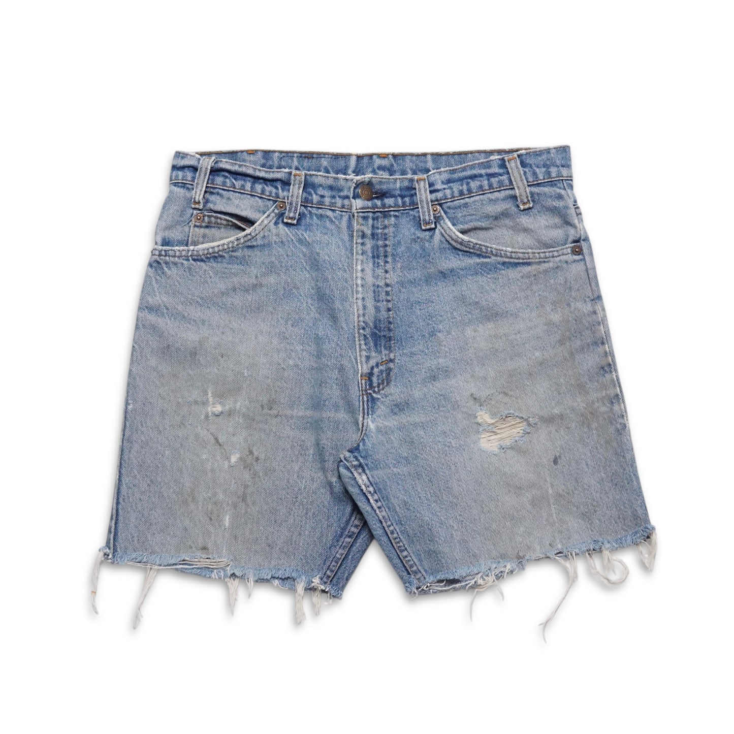 1980s Levi Orange Tab Denim Short Size: 34W