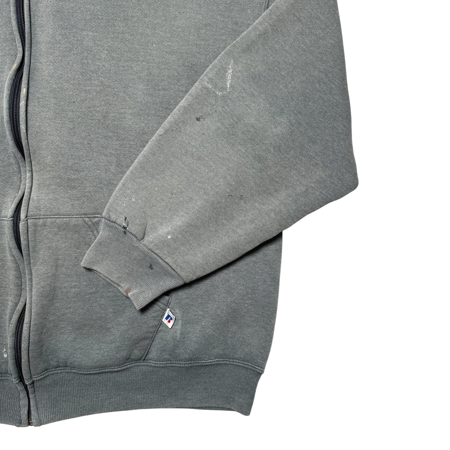 2000s Russell Athletic Zip Up "Sunfade" Size: L/XL