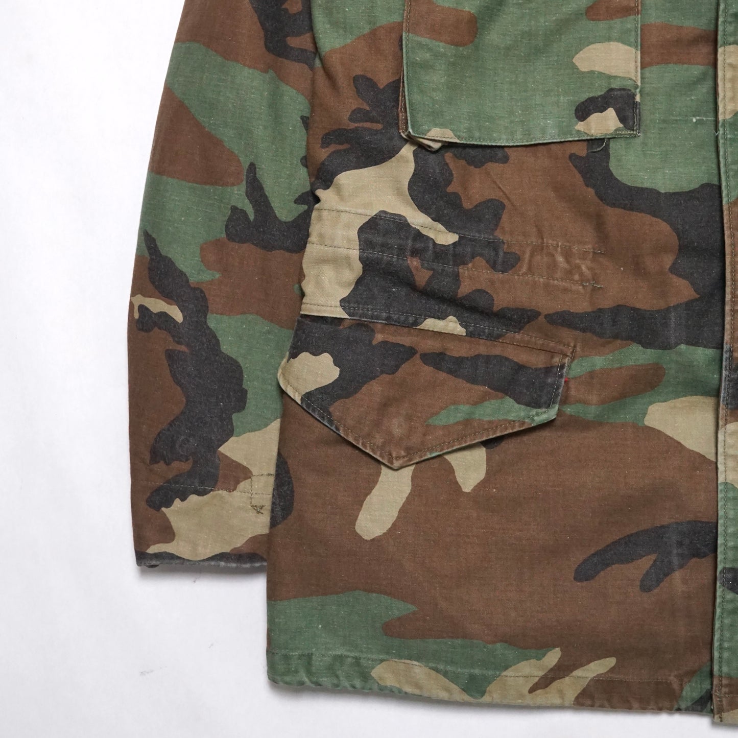 1990s Military M-65 Field Jacket "Camo" Size: M/L