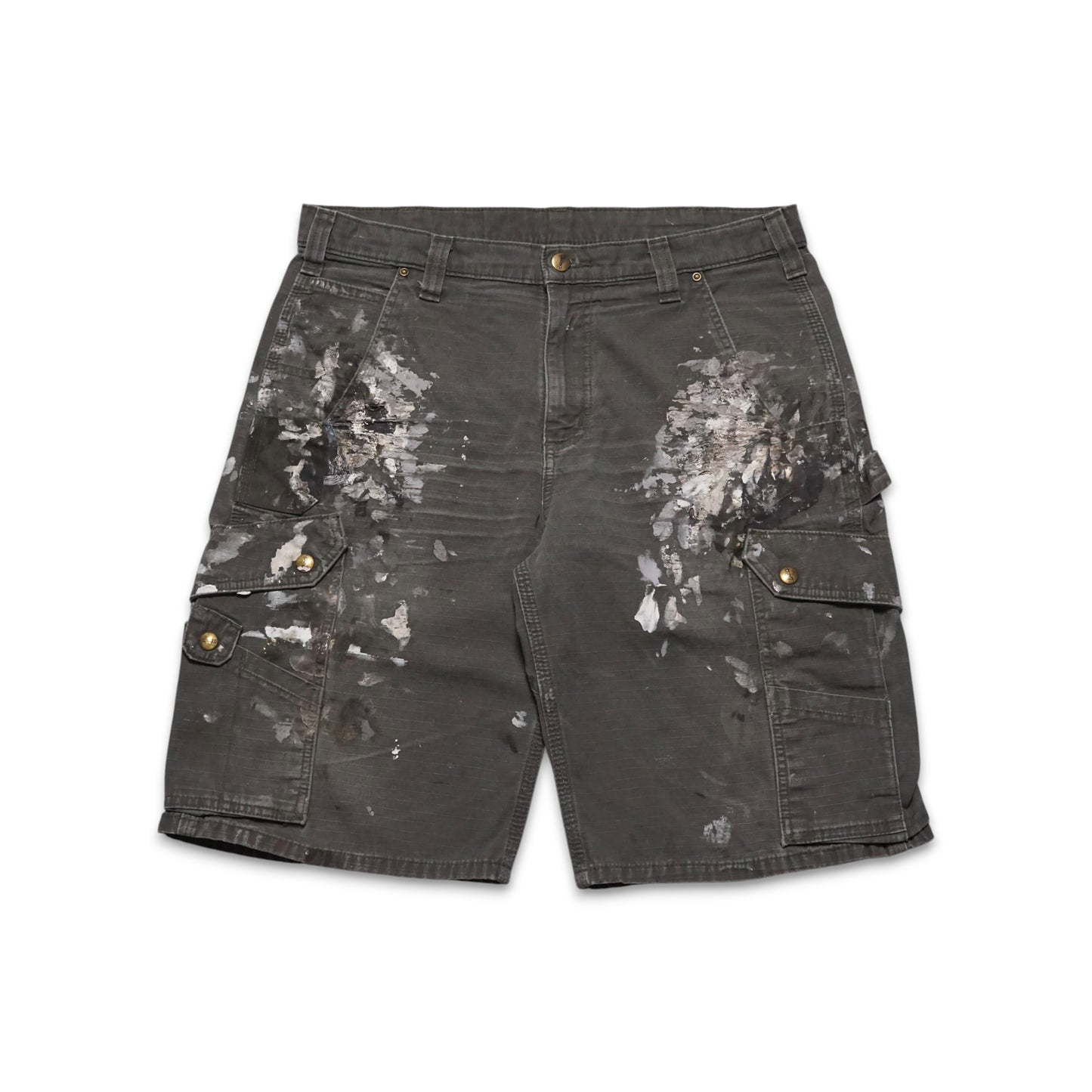 2000s Carhartt Cargo Short "Paint Splatter" Size: 35W