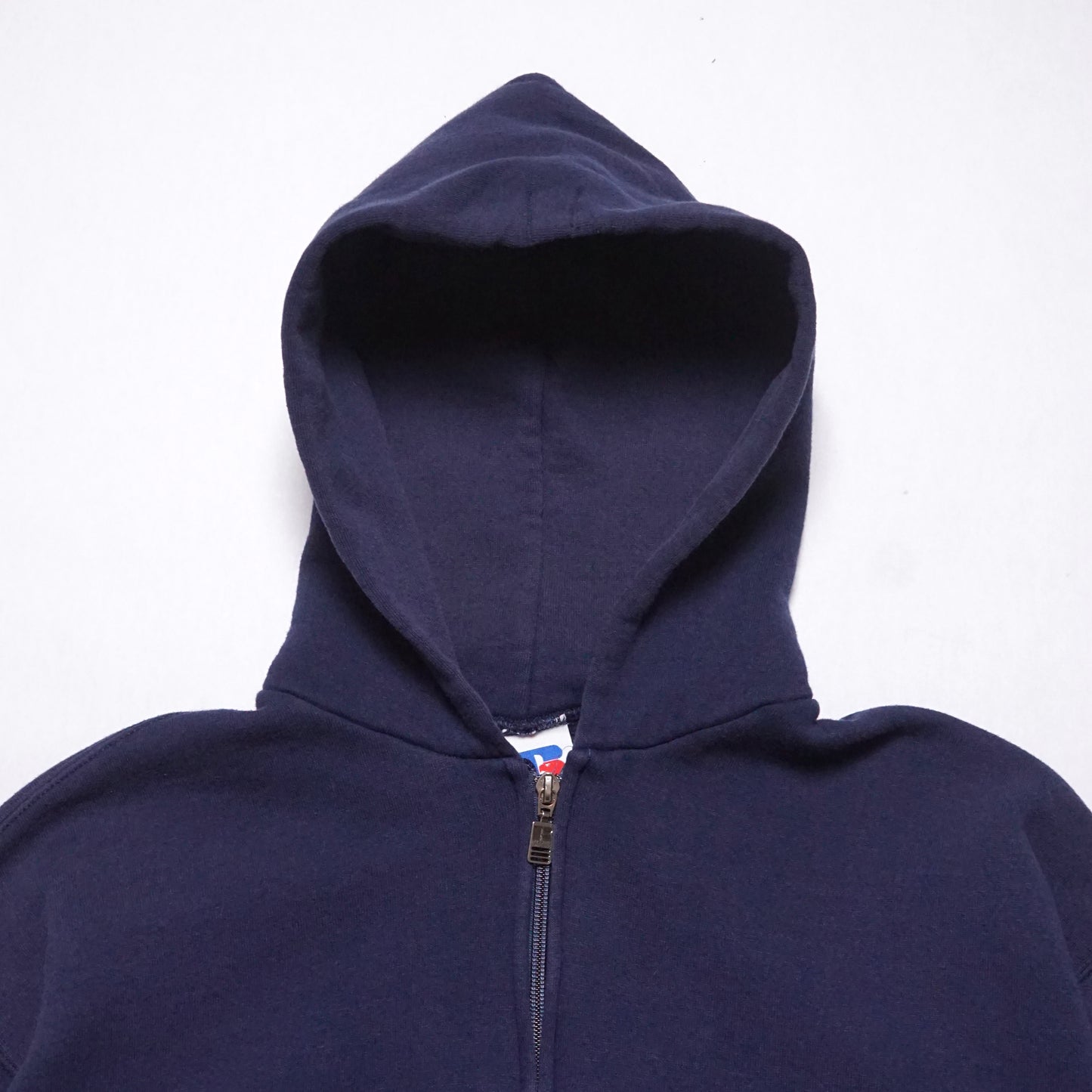 1990s Russell Athletic Zip Up "Navy" Size: L/XL