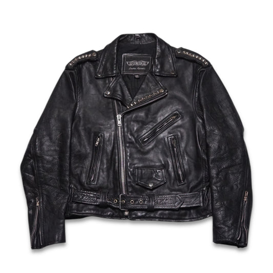 2000s Motorcycle Jacket "Studded" Size: M