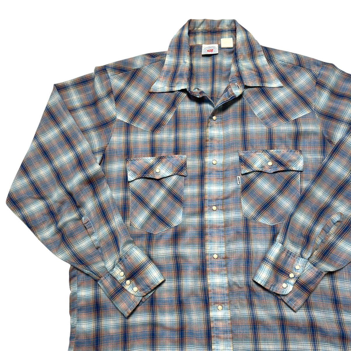 1970s Levi Pearl Snap Size: L/XL