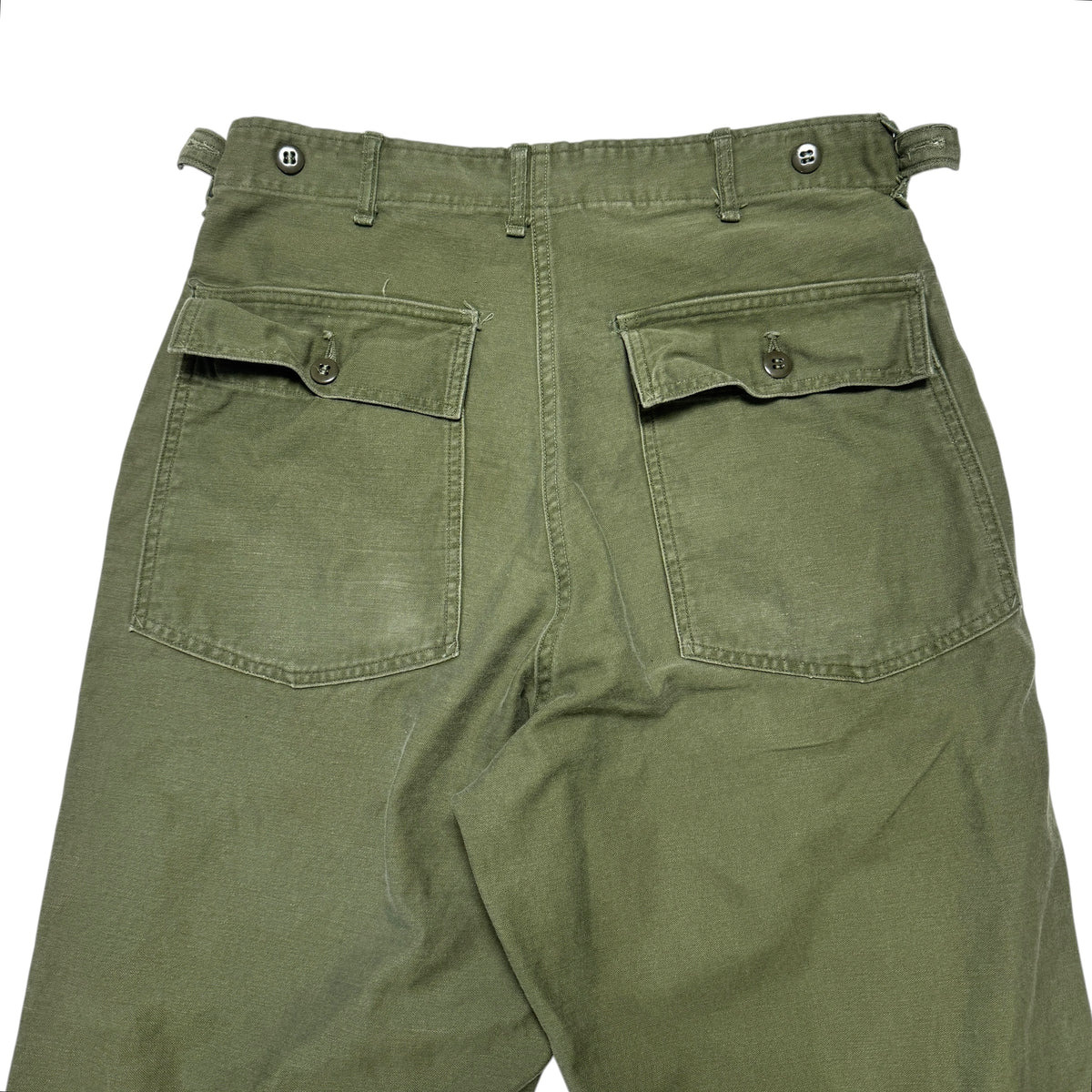 1960s Military OG-107 Fatigue Pant Size: M
