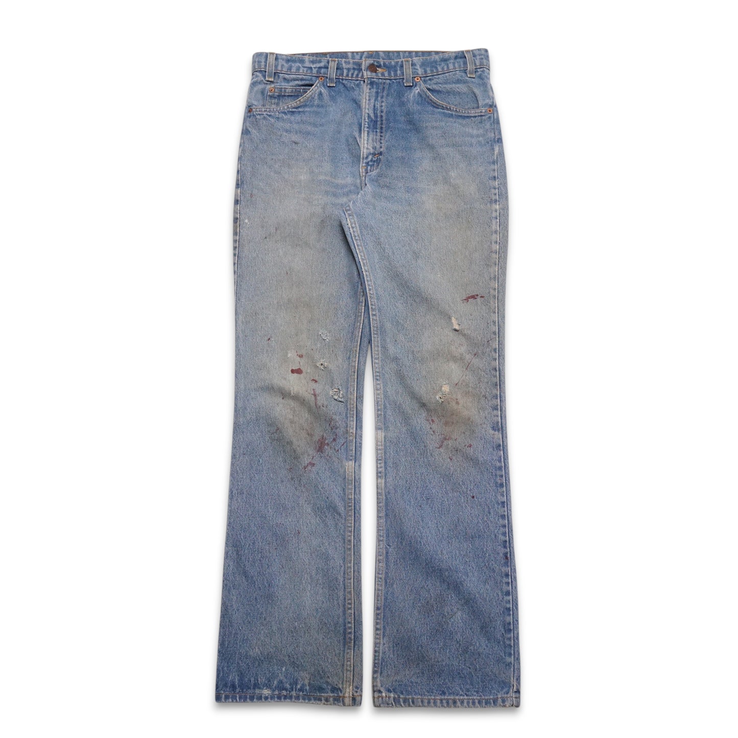 1980s Levi 517 Orange Tab "Light Wash" Size: 33W/33L