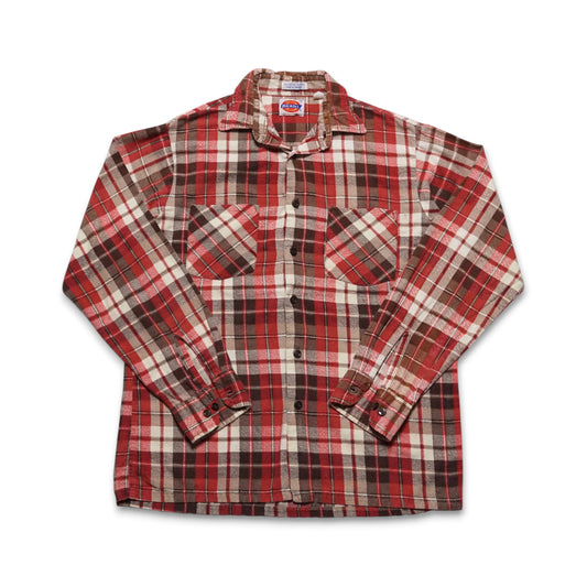 1980s Dickies Cotton Flannel Size: M