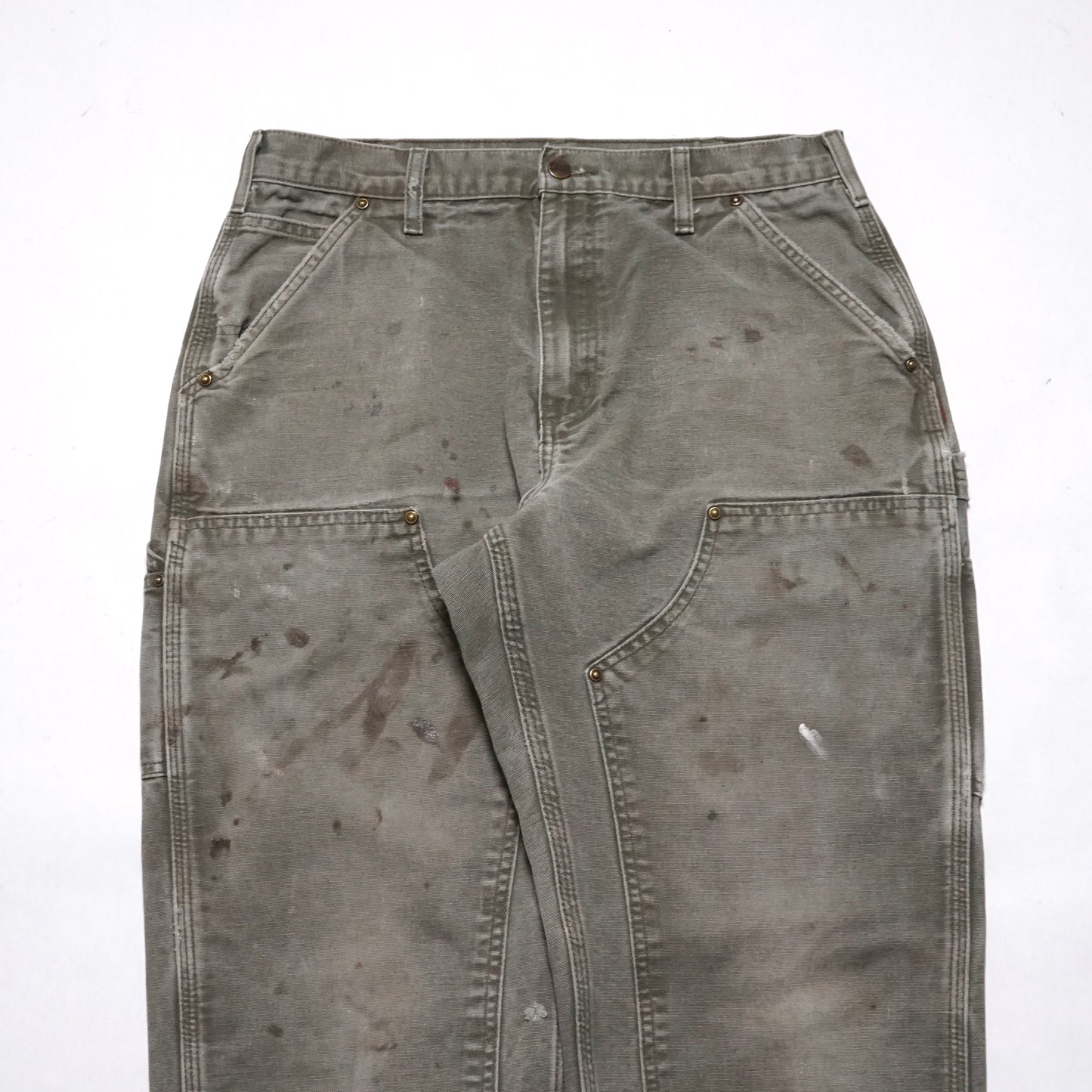 2000s Carhartt Double Knee “Moss” Size: 32W/30L