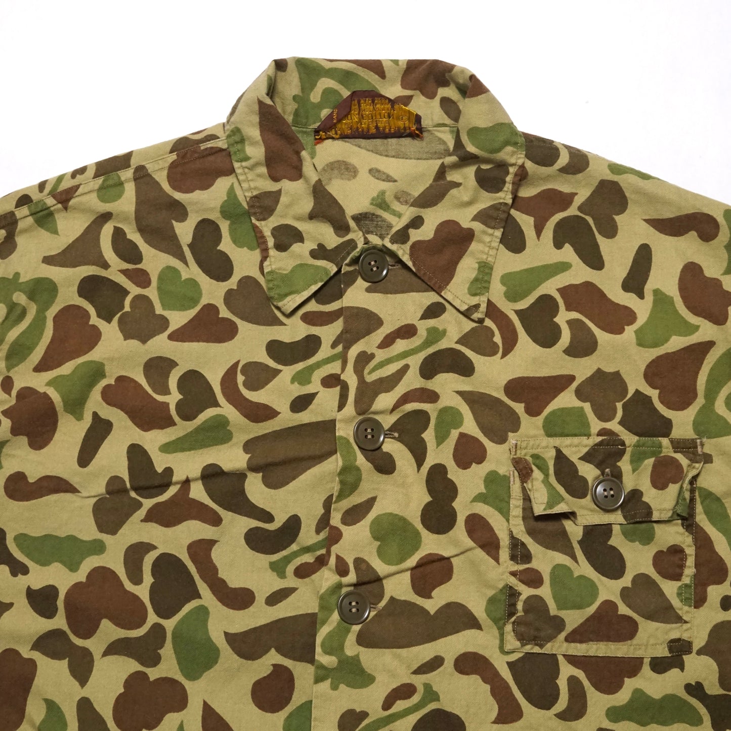 1970s Hunting Over Shirt "Camo" Size: L/XL