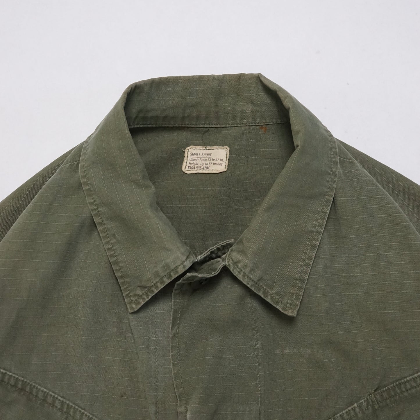 1960s Military Poplin Jungle Jacket Size: M