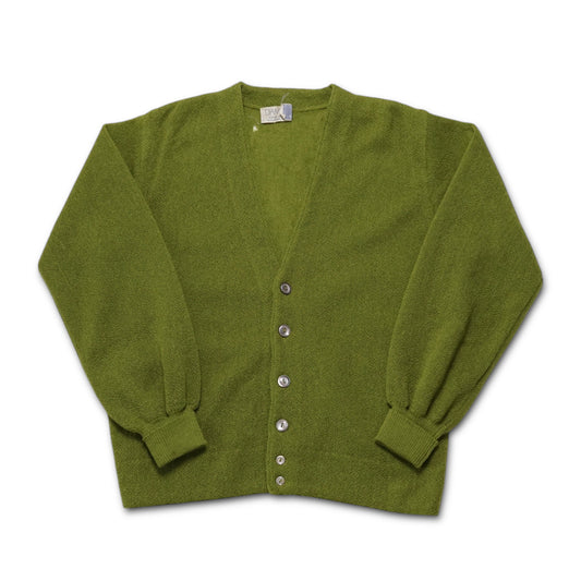 1960s Wool Cardigan "Green" Size: M/L