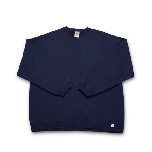 1990s Russell Athletic Sweatshirt "Navy" Size: M/L