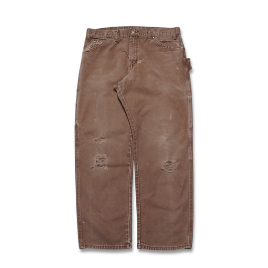 2000s Dickies Carpenter Pant "Brown" Size: 35W/29L