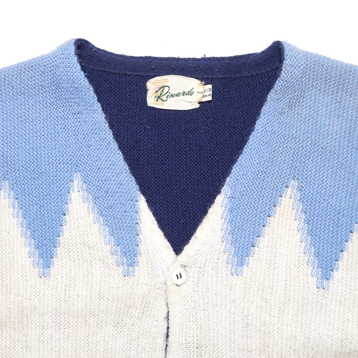 1960s Patterned Cardigan Size: M