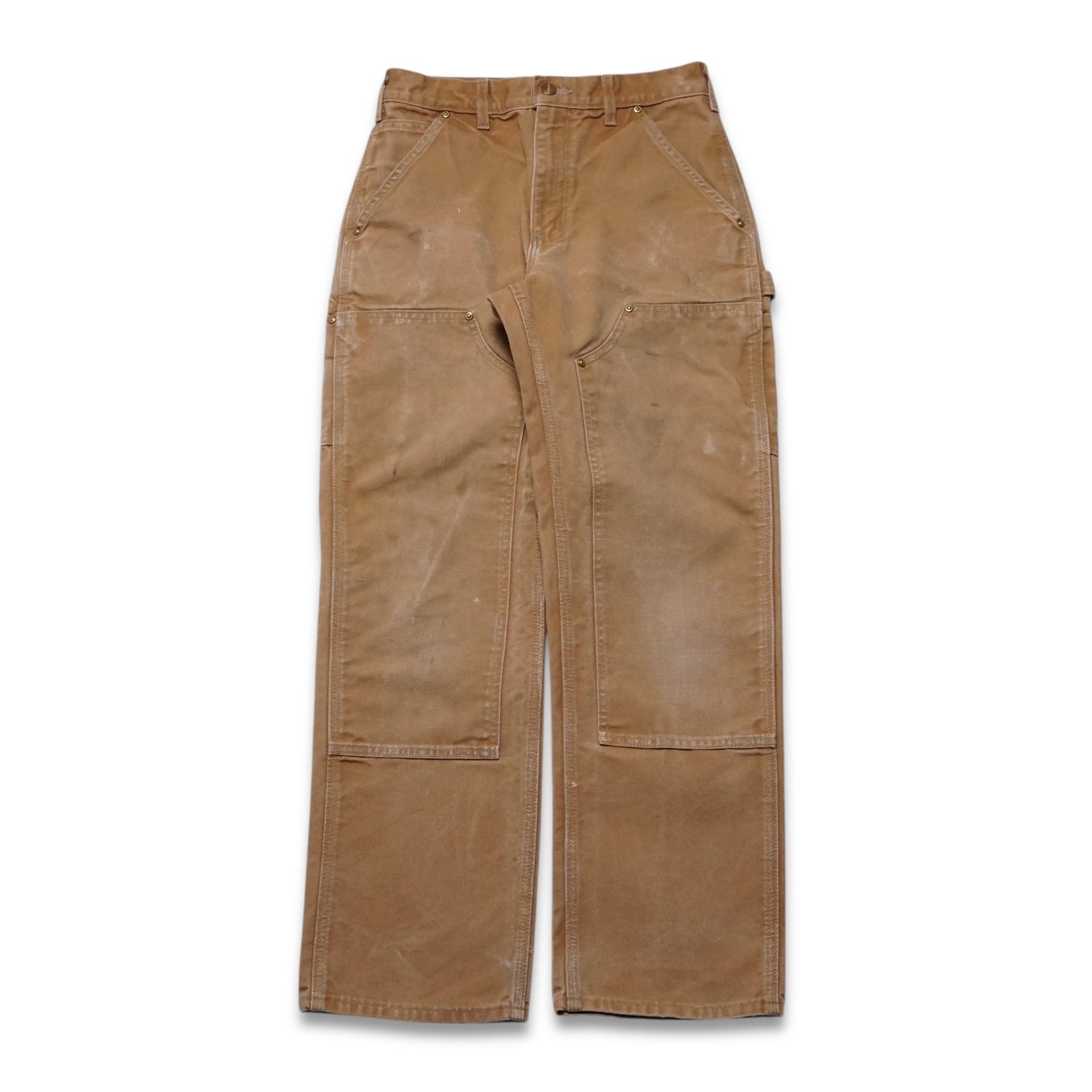 1990s Carhartt Double Knee "Khaki" Size: 27W/29L