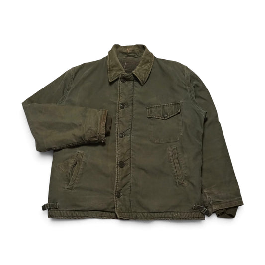 1960s Military A-2 Deck Jacket Size: XL