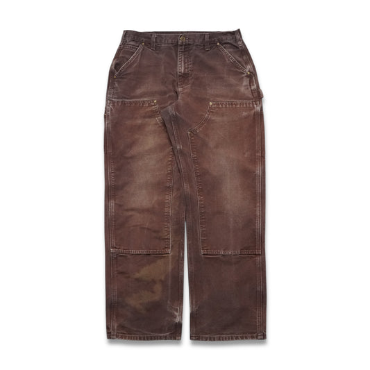 2000s Carhartt Double Knee "Brown" Size: 33W/31L
