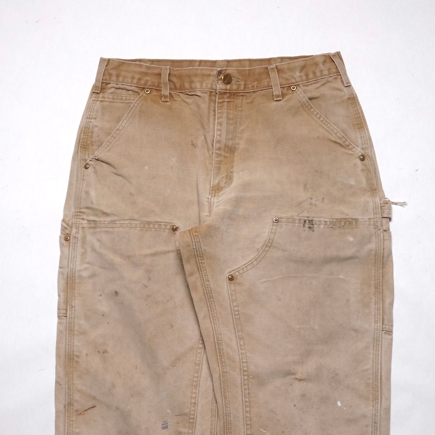 1990s Carhartt Double Knee "Khaki" Size: 32W/31